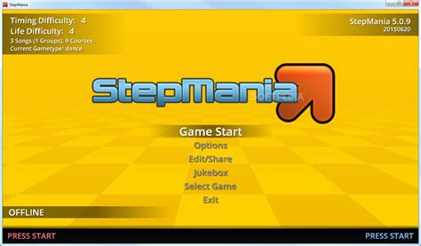 stepmania free play.